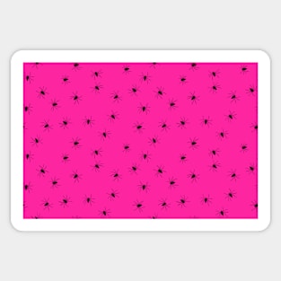 halloween hot pink spider Sticker